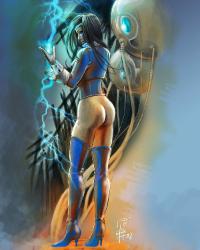 Charger, ANGELCORPS Operative  (TM and � 2008 Eric Linquist and Leading Edge Comics)